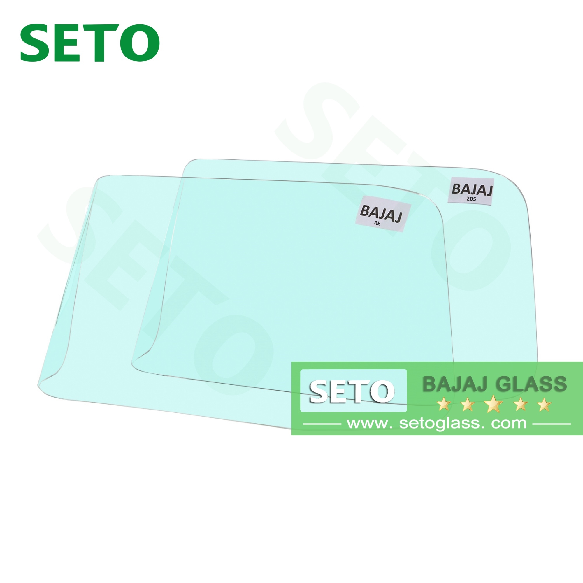 Bajaj re 225 Трехколесные части тела Bajaj Pulsa Auto Windshield Glass